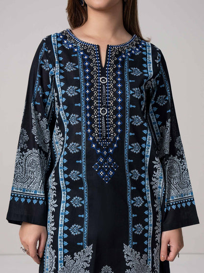 2 Piece Khaddar Suit- Embroidered (Pret)