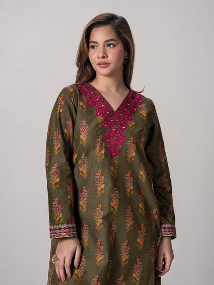2-Piece Cotton Suit-Embroidered (Pret)