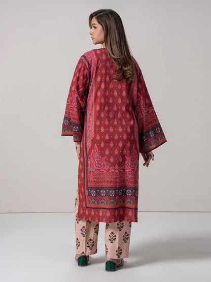 2 Piece Khaddar Suit- Embroidered(Pret)