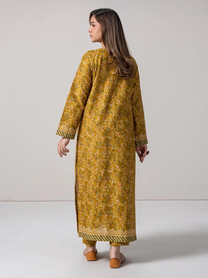 2 Piece Khaddar Suit- Embroidered (Pret)