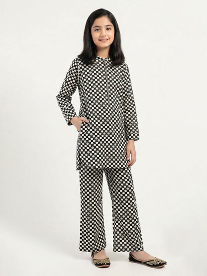 Slub Khaddar Co-ord Set