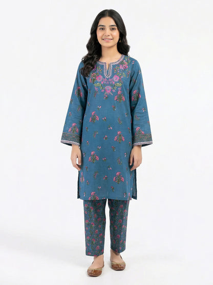 2 Piece Slub Khaddar Suit (Pret)