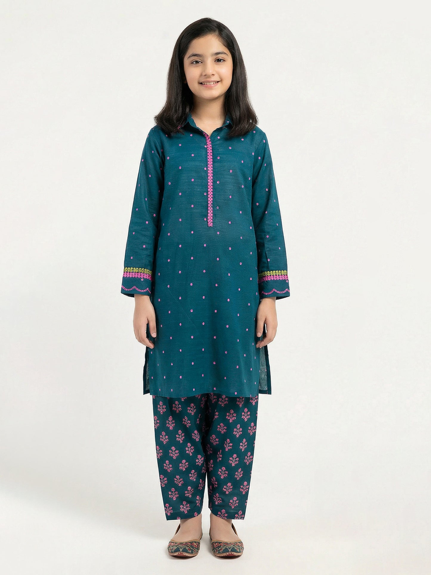 2 Piece Slub Khaddar Suit (Pret)