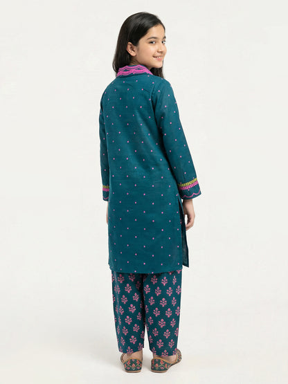2 Piece Slub Khaddar Suit (Pret)