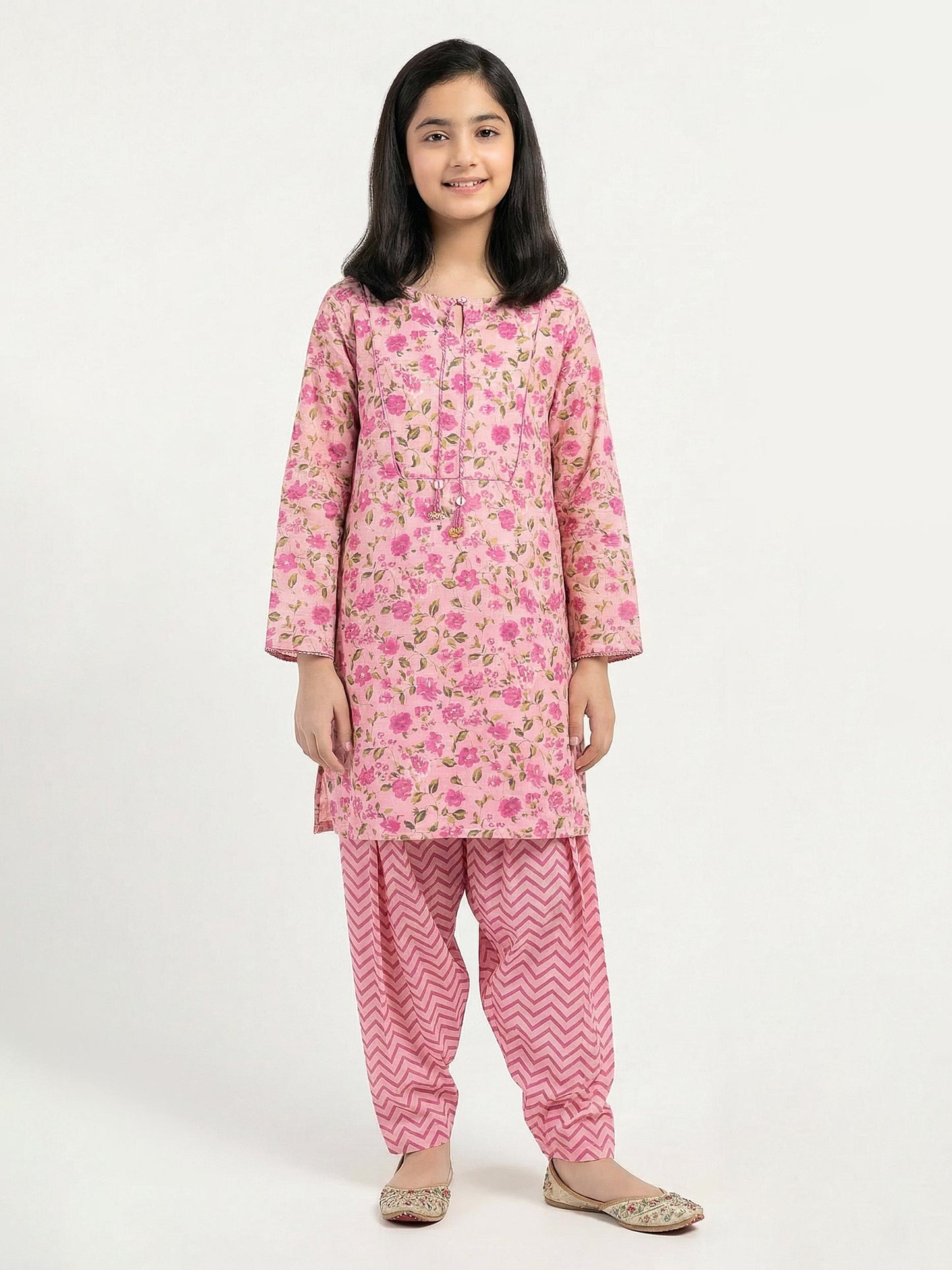 2 Piece Slub Khaddar Suit (Pret)