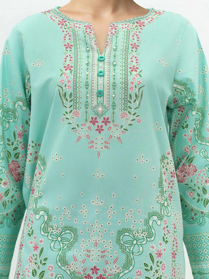 2 Piece Lawn Slub Suit (Pret)