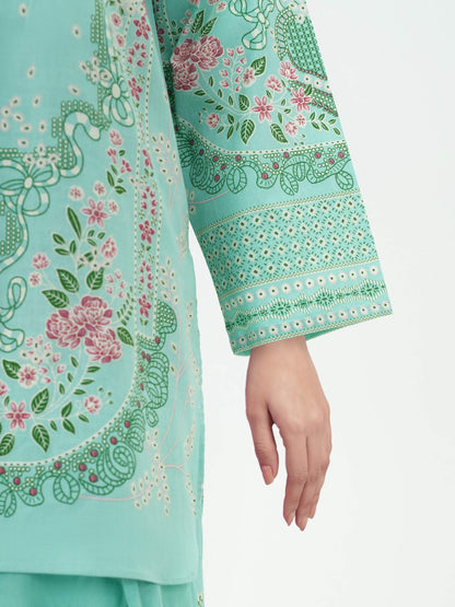 2 Piece Lawn Slub Suit (Pret)