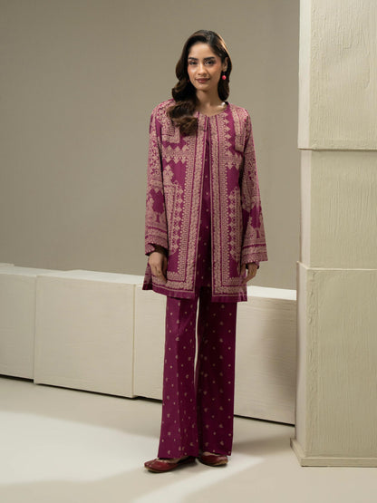 Khaddar Cardigan Co-ord Set