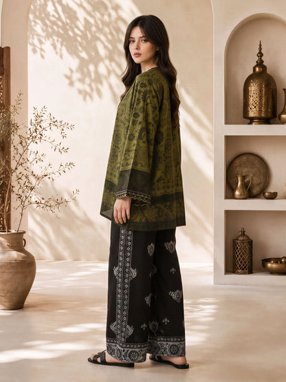 Linen Co-ord Set- Embroidered