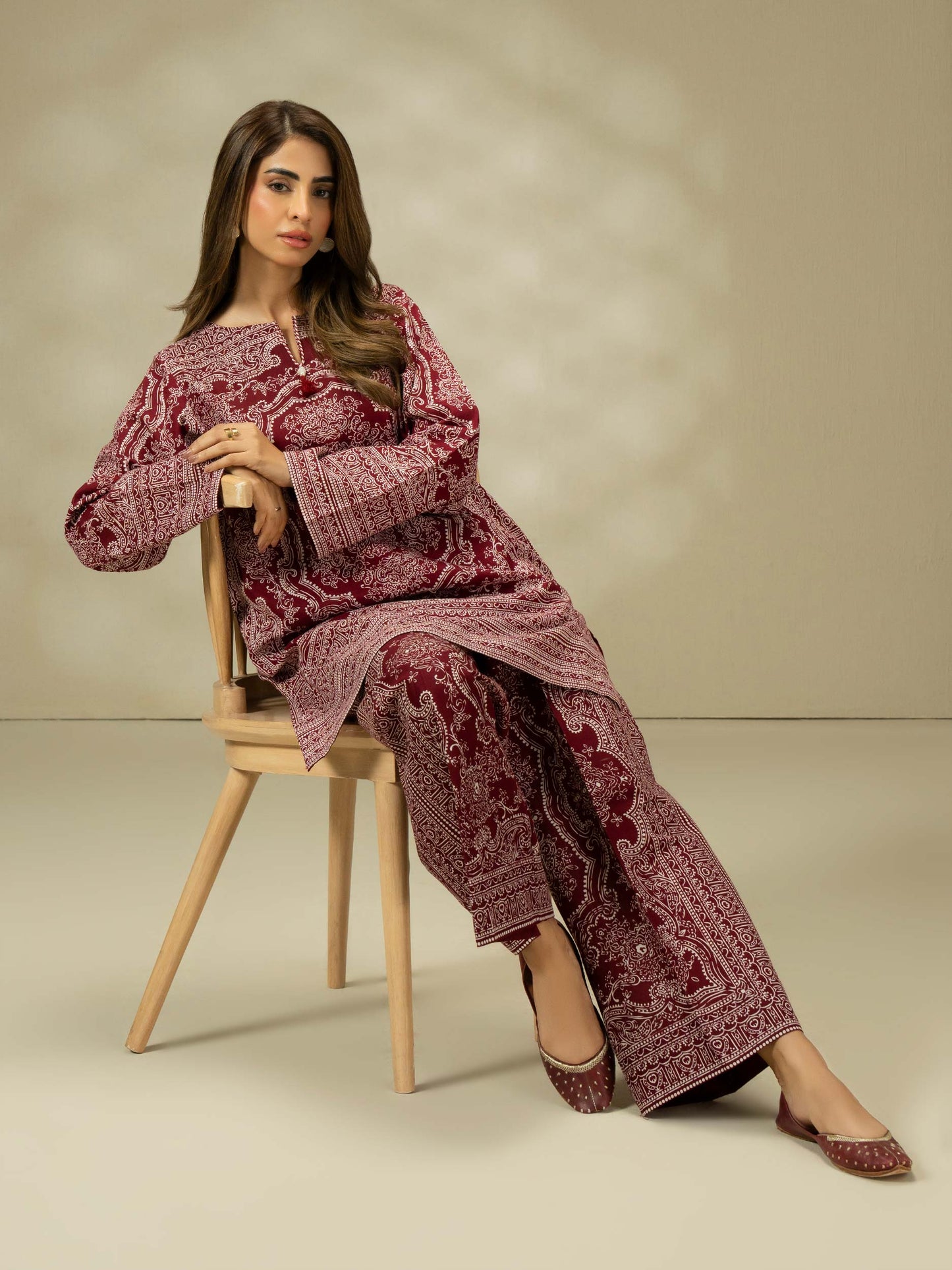 Khaddar Co-ord Set
