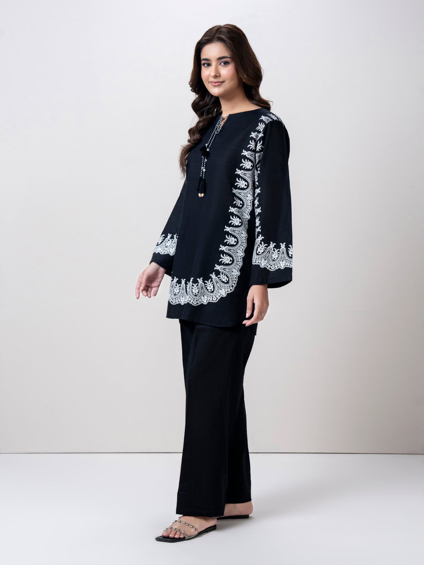 Slub Khaddar Kurti (Pret)