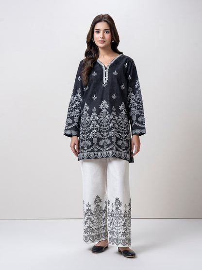 Khaddar Co-ord Set- Embroidered