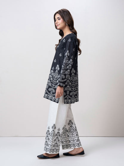 Khaddar Co-ord Set- Embroidered