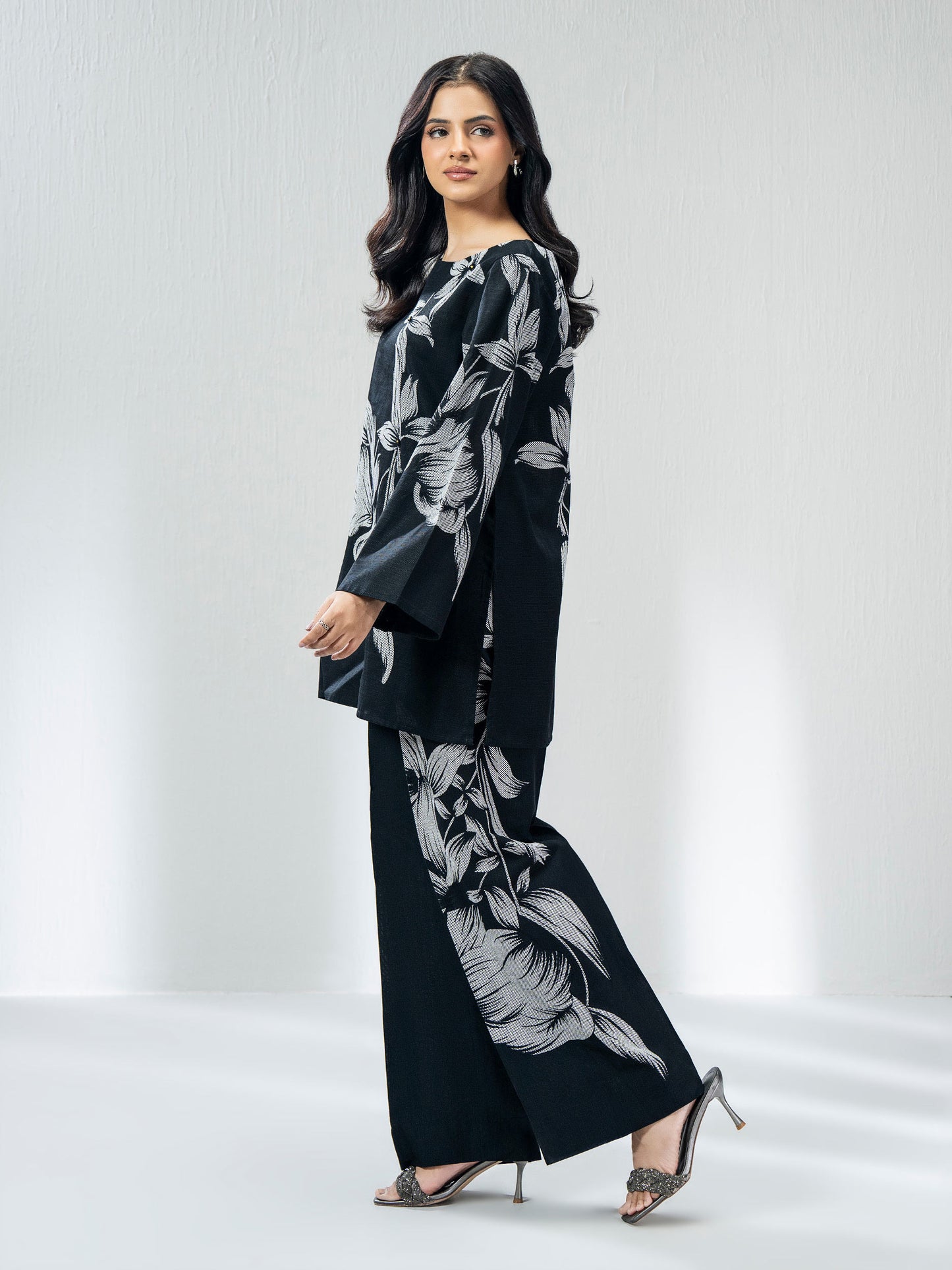 Slub Khaddar Co-ord Set