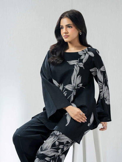 Slub Khaddar Co-ord Set