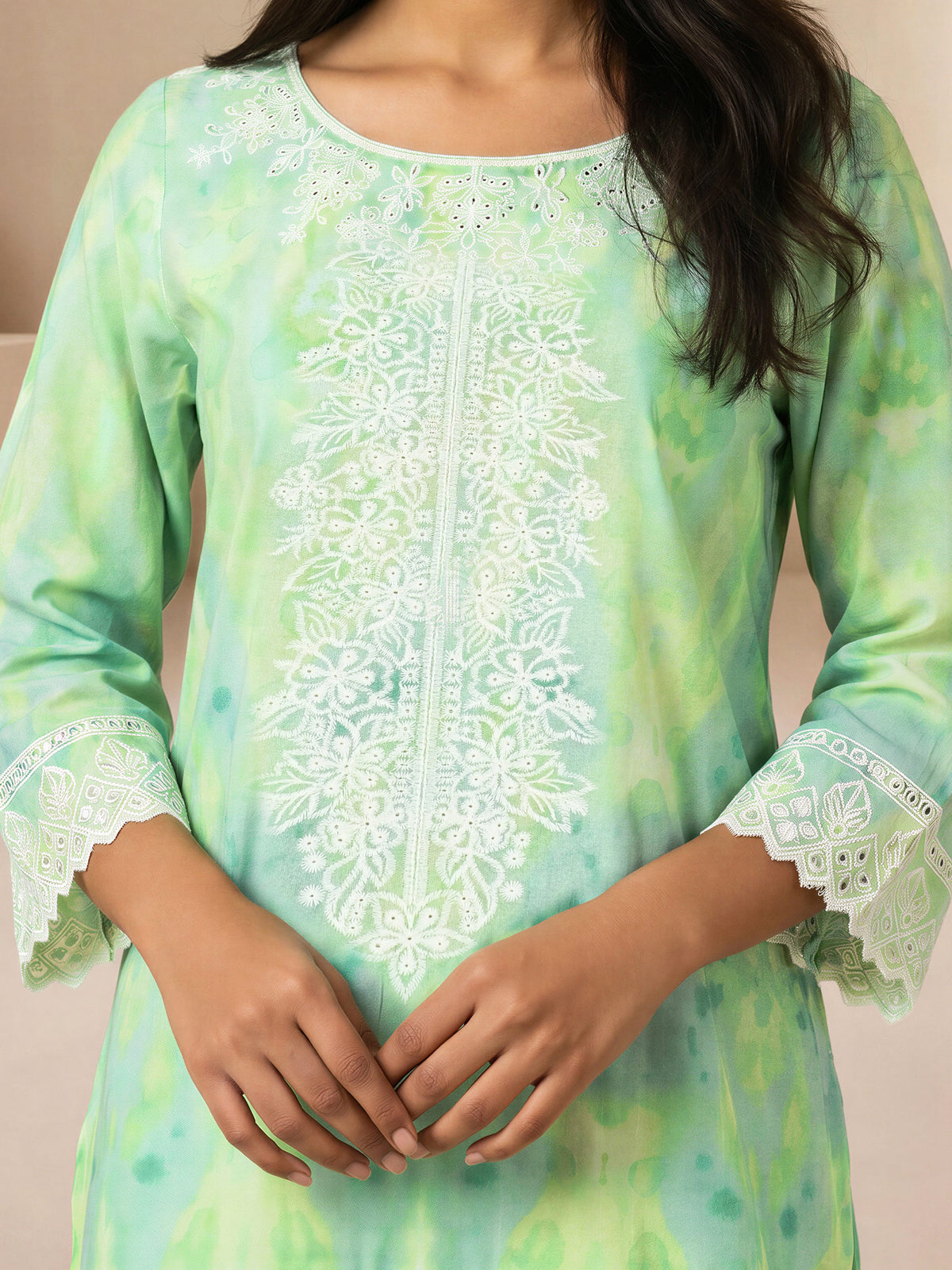 Khaddar Kurti- Embroidered (Pret)
