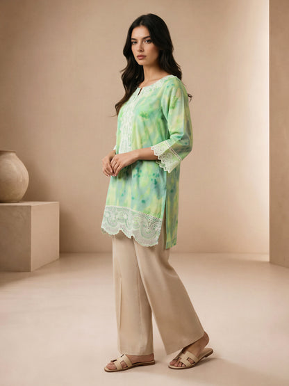 Khaddar Kurti- Embroidered (Pret)