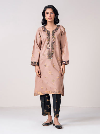 2 Piece Khaddar Suit- Embroidered (Pret)