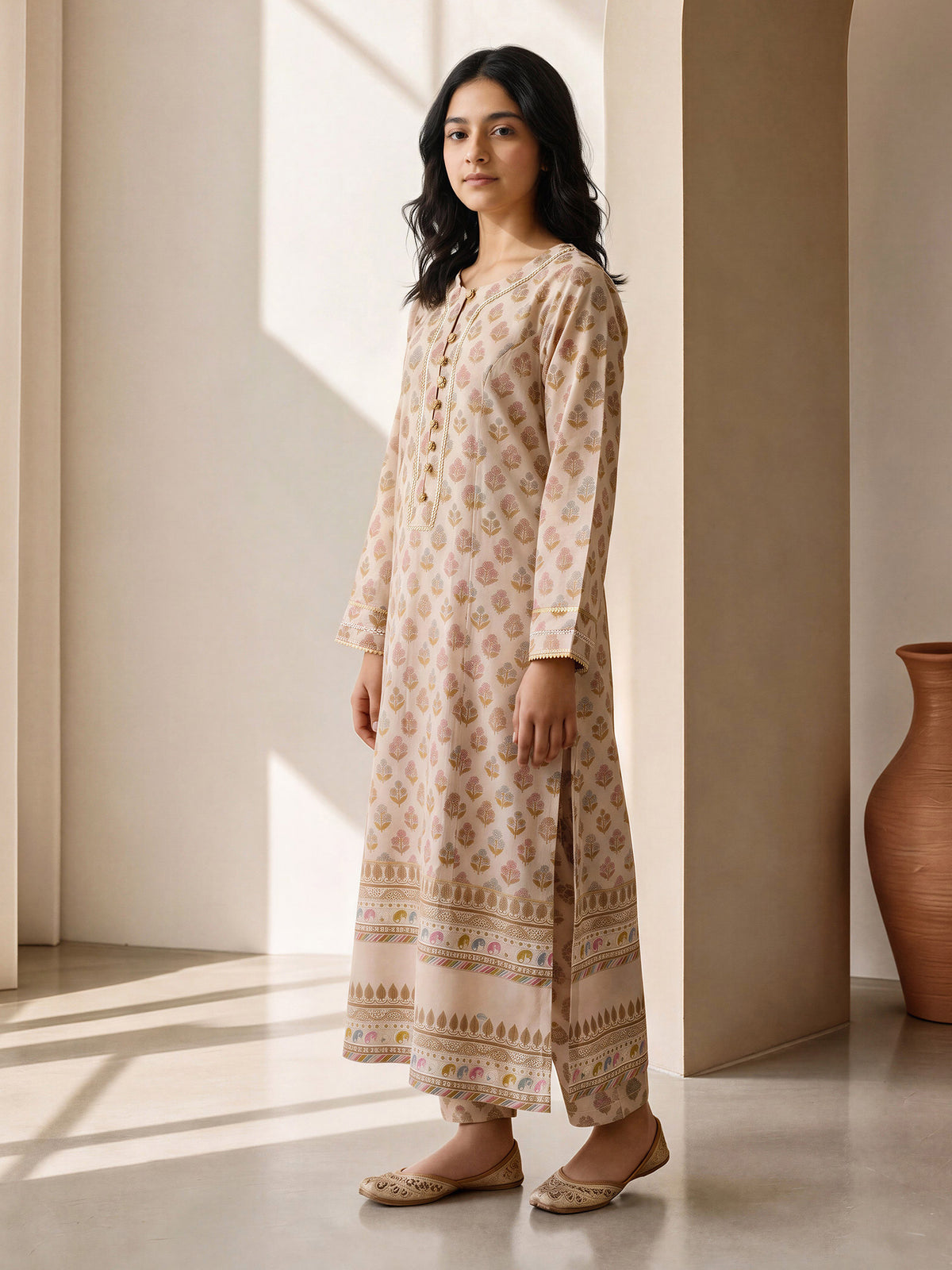 2 Piece Khaddar Suit (Pret)