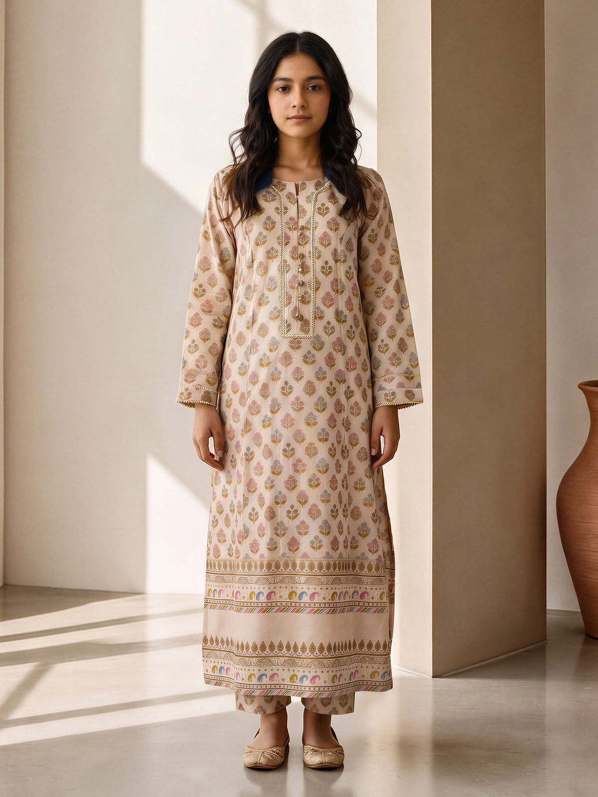 2 Piece Khaddar Suit (Pret)