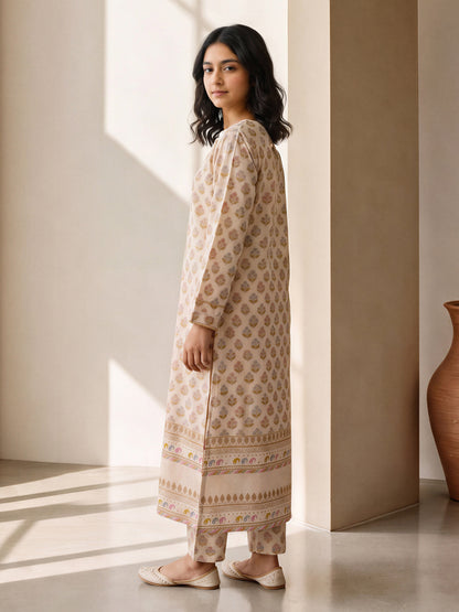 2 Piece Khaddar Suit (Pret)