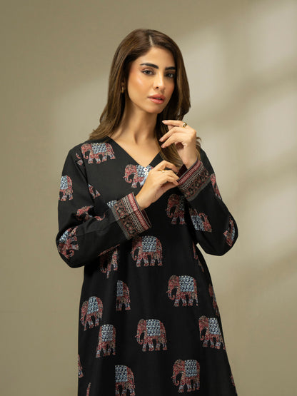 2 Piece Khaddar Suit-Printed (Pret)