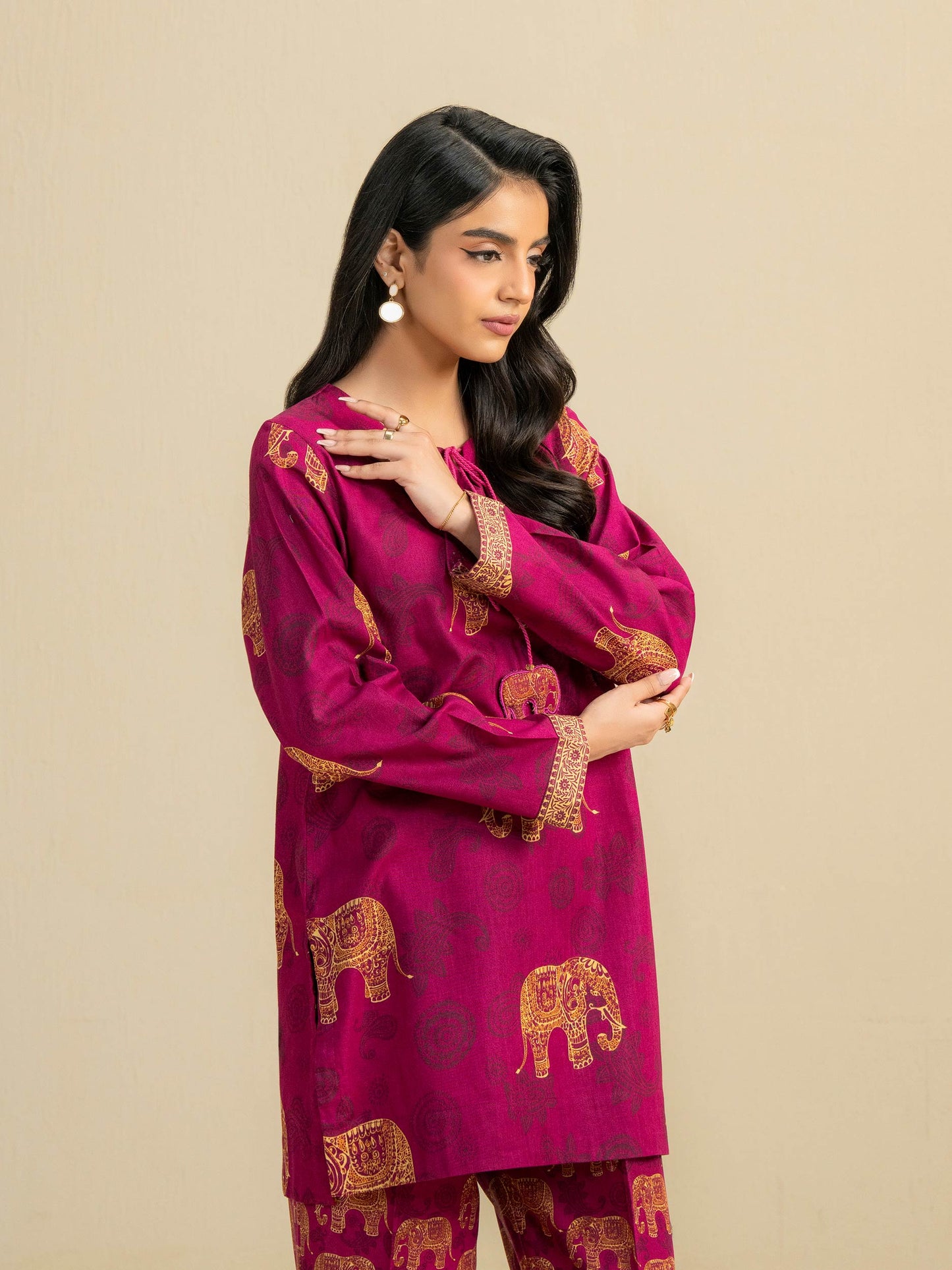 2 Piece Khaddar Suit-Printed (Pret)