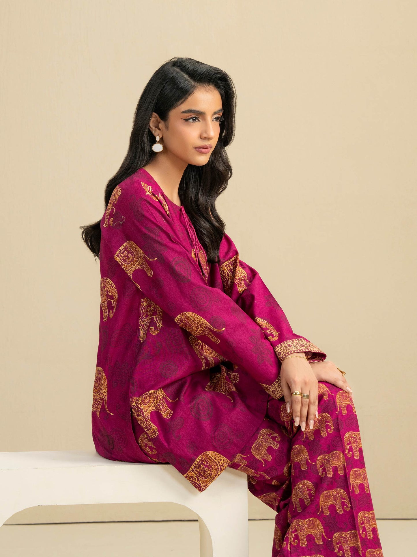 2 Piece Khaddar Suit-Printed (Pret)