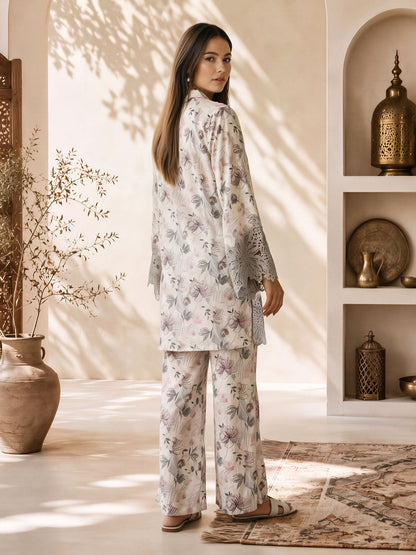 Viscose Co-ord Set- Embroidered
