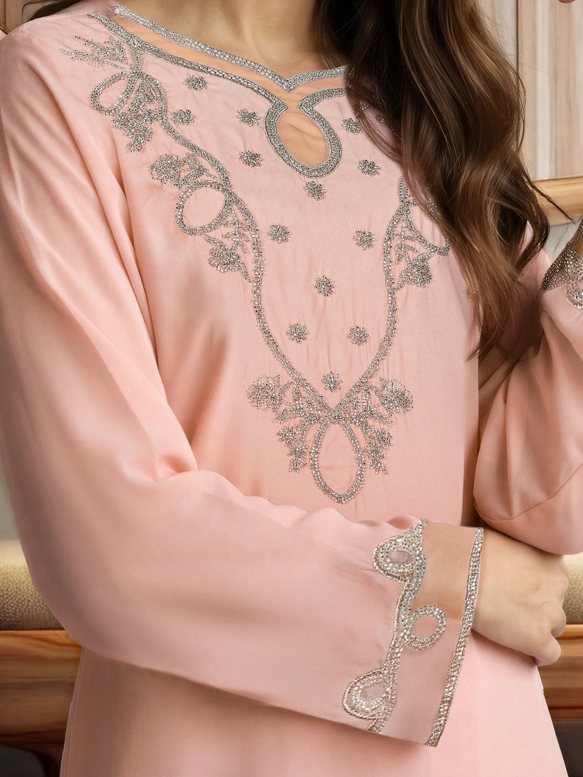 3 Piece Grip Suit- Embroidered (Pret)