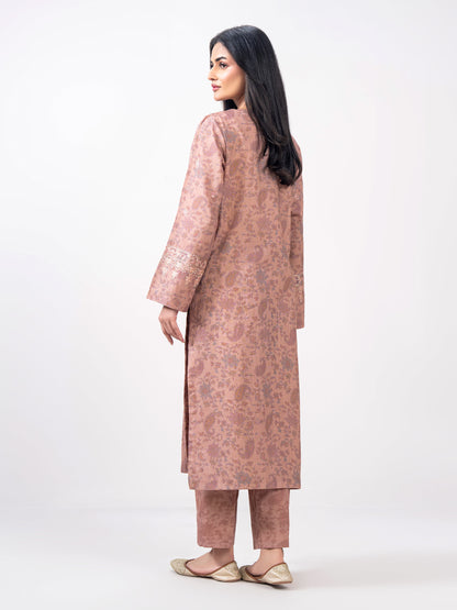 2 Piece Khaddar Suit- Embroidered (Pret)