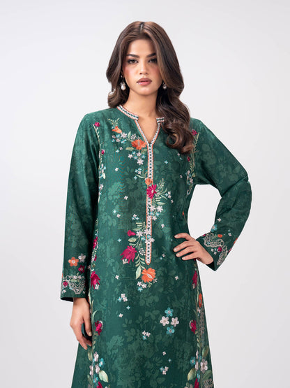 2 Piece Khaddar Suit- Embroidered (Pret)