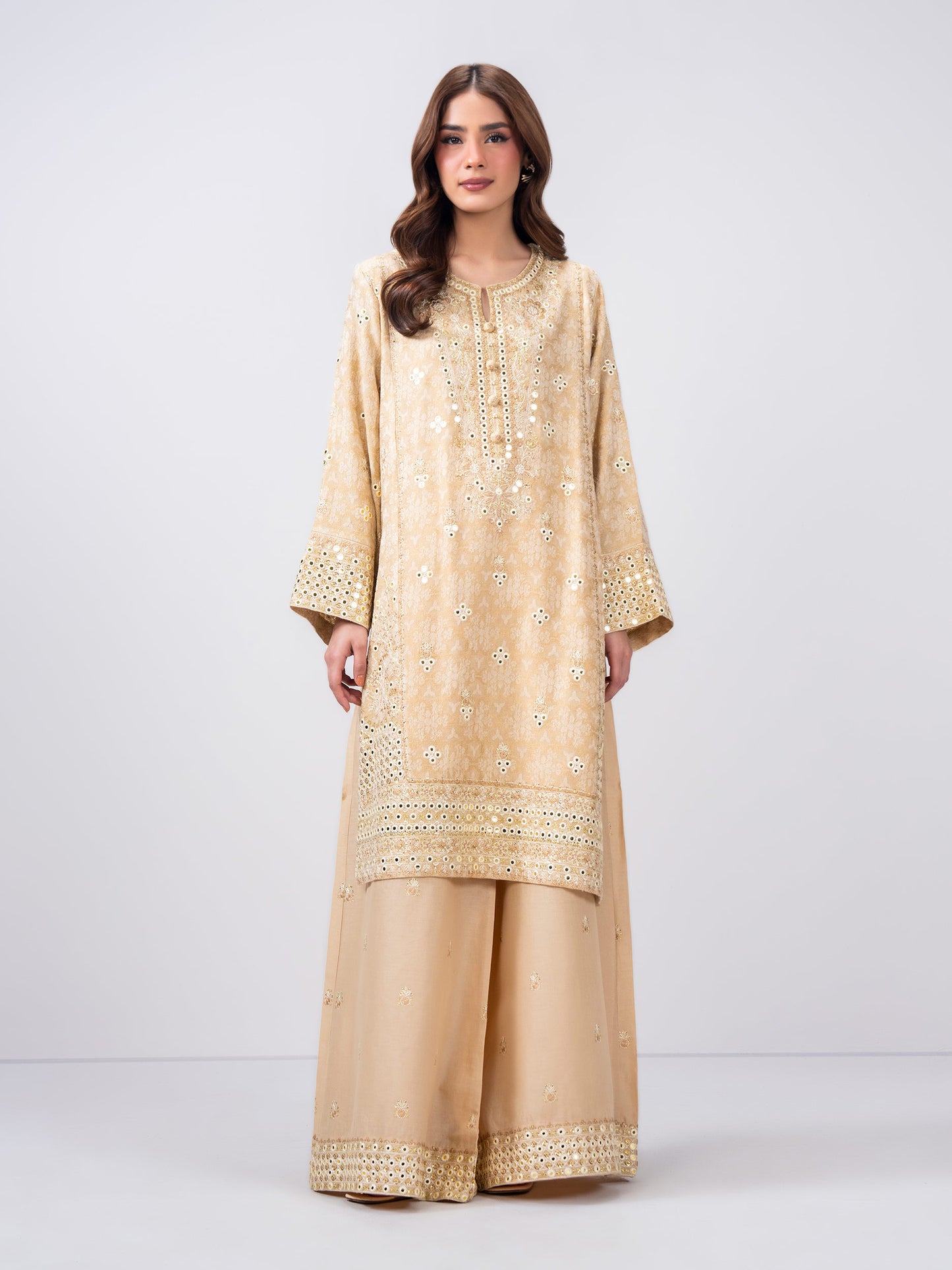2 Piece Missouri Jacquard Suit- Embroidered (Pret)