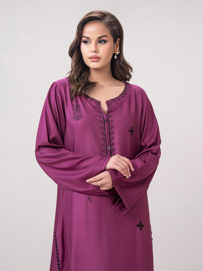 Khaddar Shirt- Embroidered (Pret)