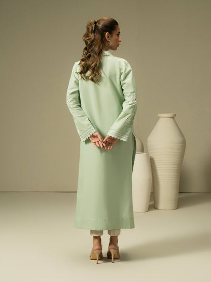 Khaddar Shirt-Embroidered (Pret)