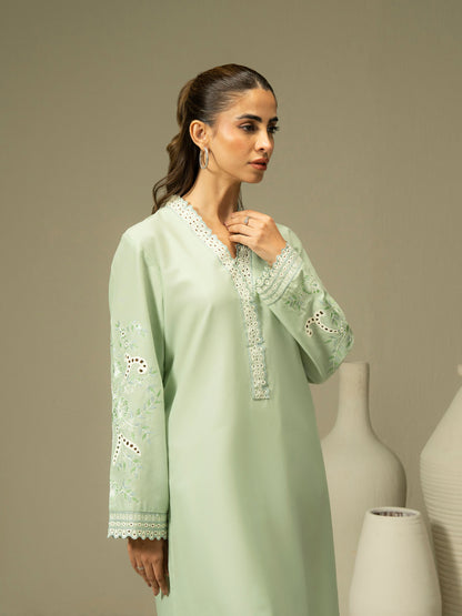 Khaddar Shirt-Embroidered (Pret)