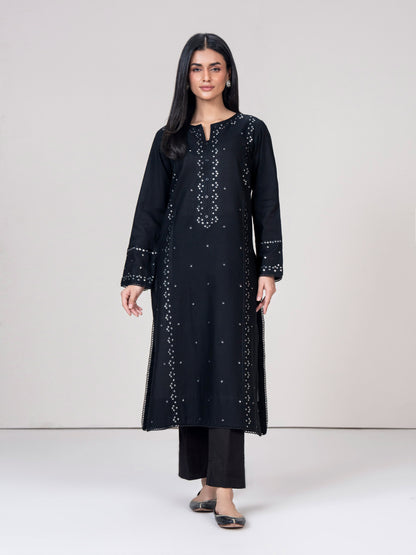 Khaddar Shirt- Embroidered (Pret)