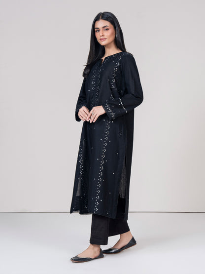 Khaddar Shirt- Embroidered (Pret)