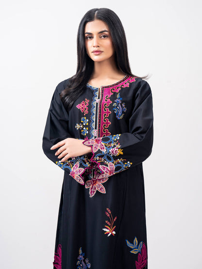 Khaddar Shirt- Embroidered (Pret)