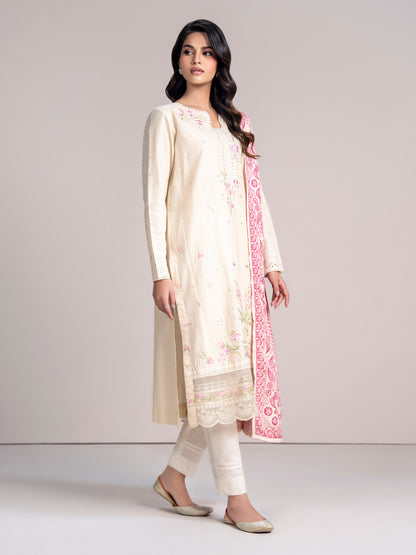 2-Piece Khaddar Suit- Embroidered (Pret)