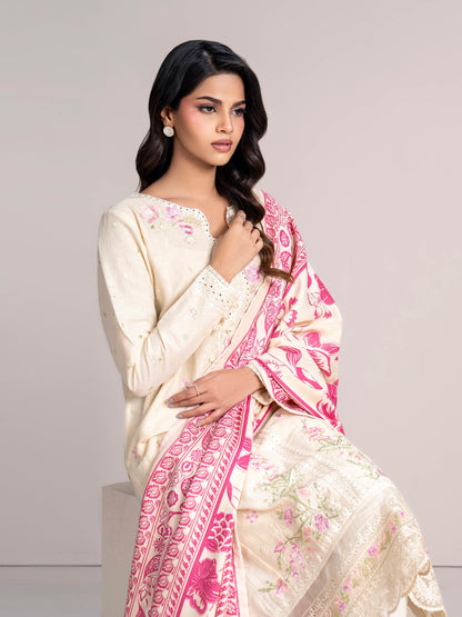 2-Piece Khaddar Suit- Embroidered (Pret)