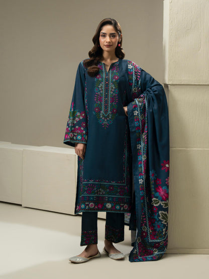 3 Piece Khaddar Suit-Prined (Pret)