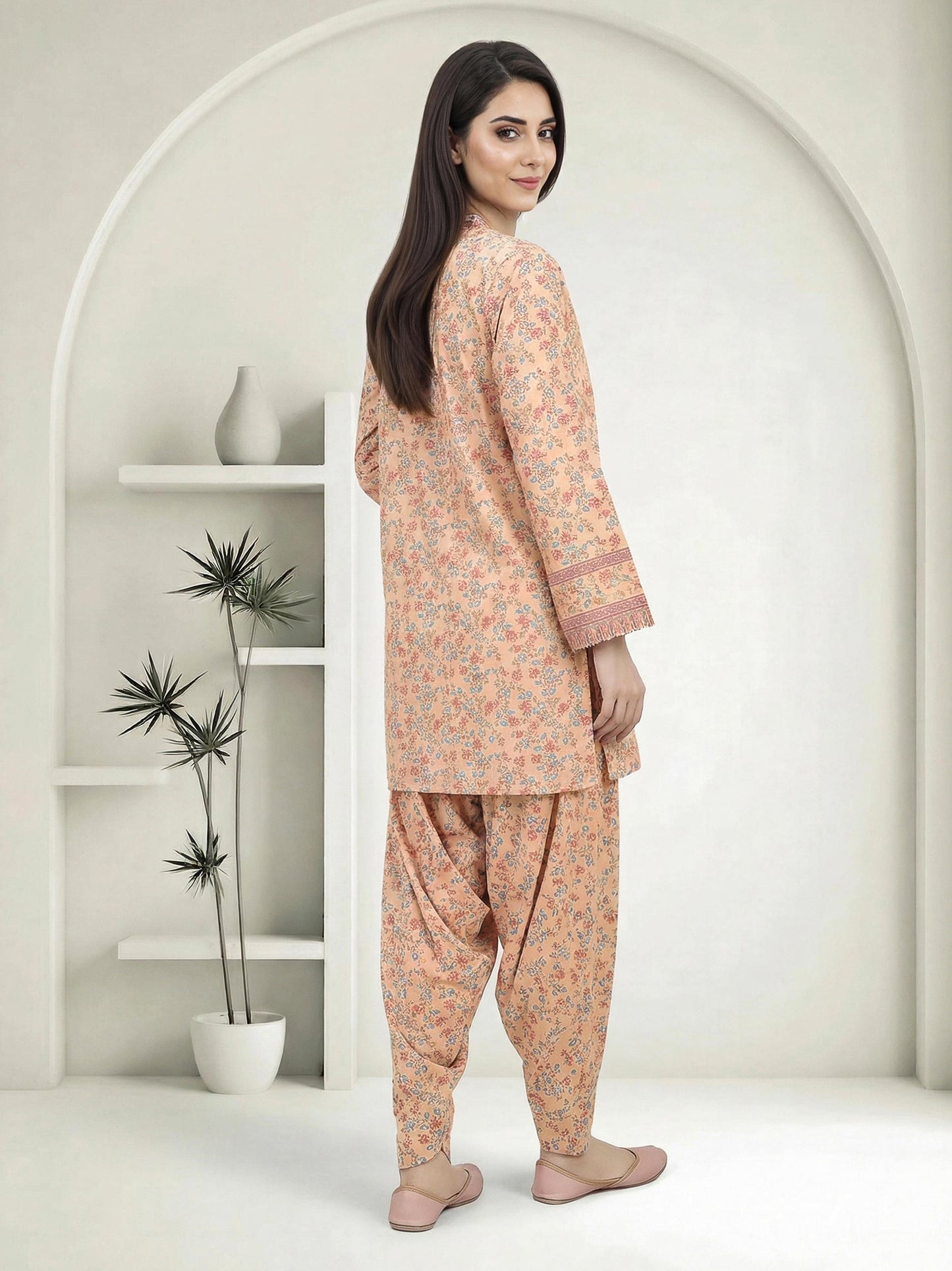 2 Piece Lawn Suit (Pret)