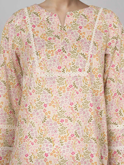 2 Piece Lawn Suit- Embroidered (Pret)