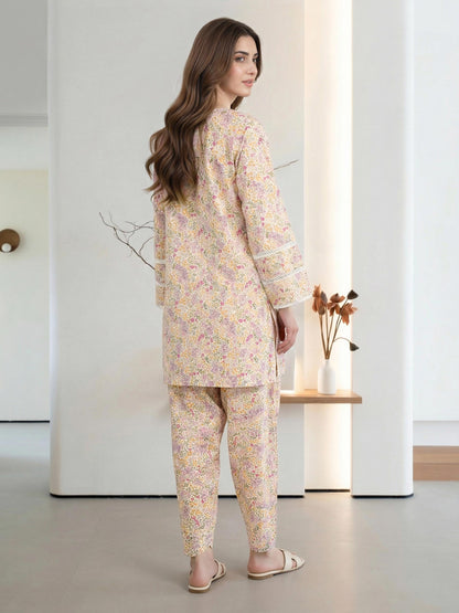 2 Piece Lawn Suit- Embroidered (Pret)