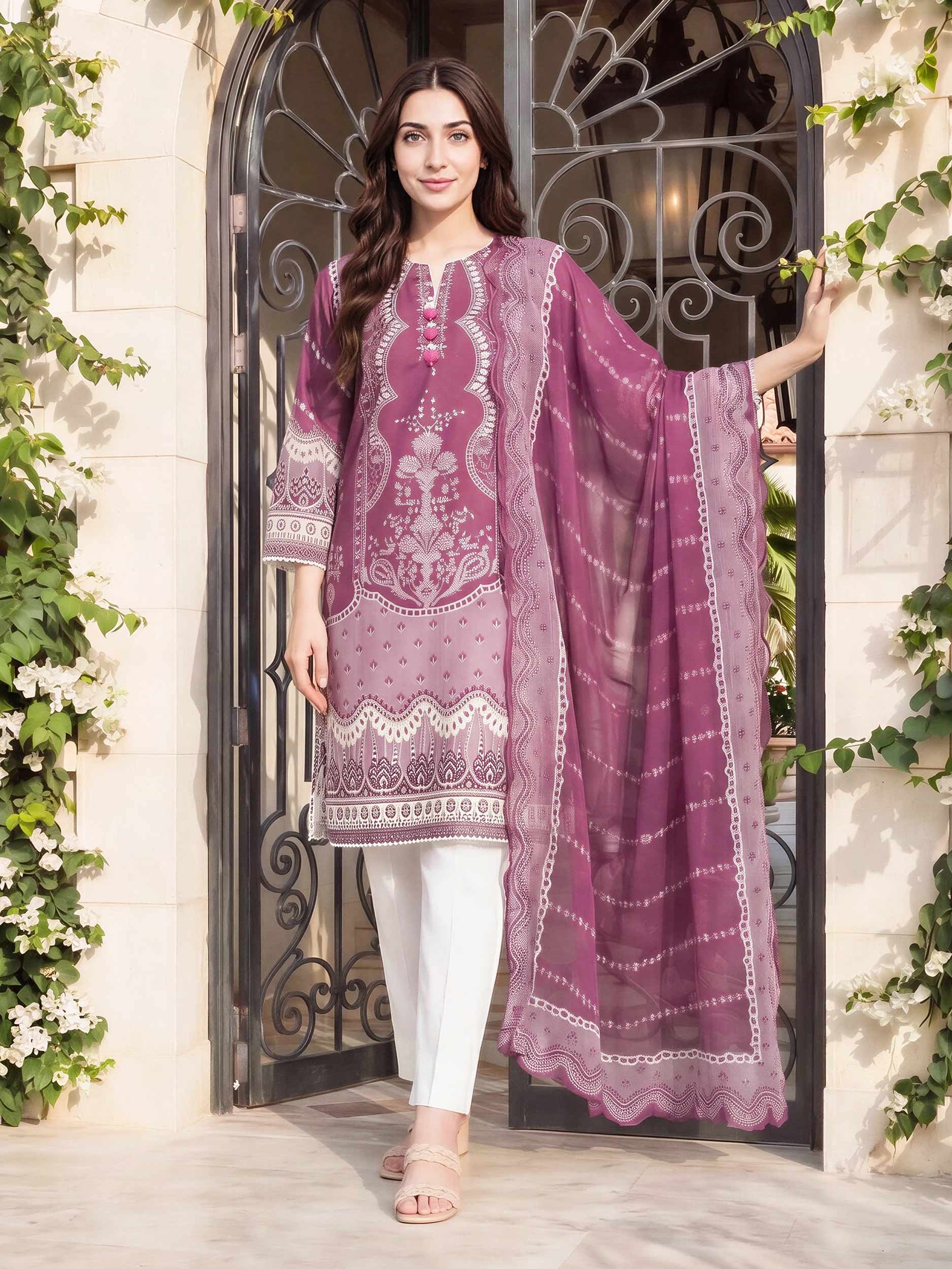 2 Piece Lawn Suit (Pret)