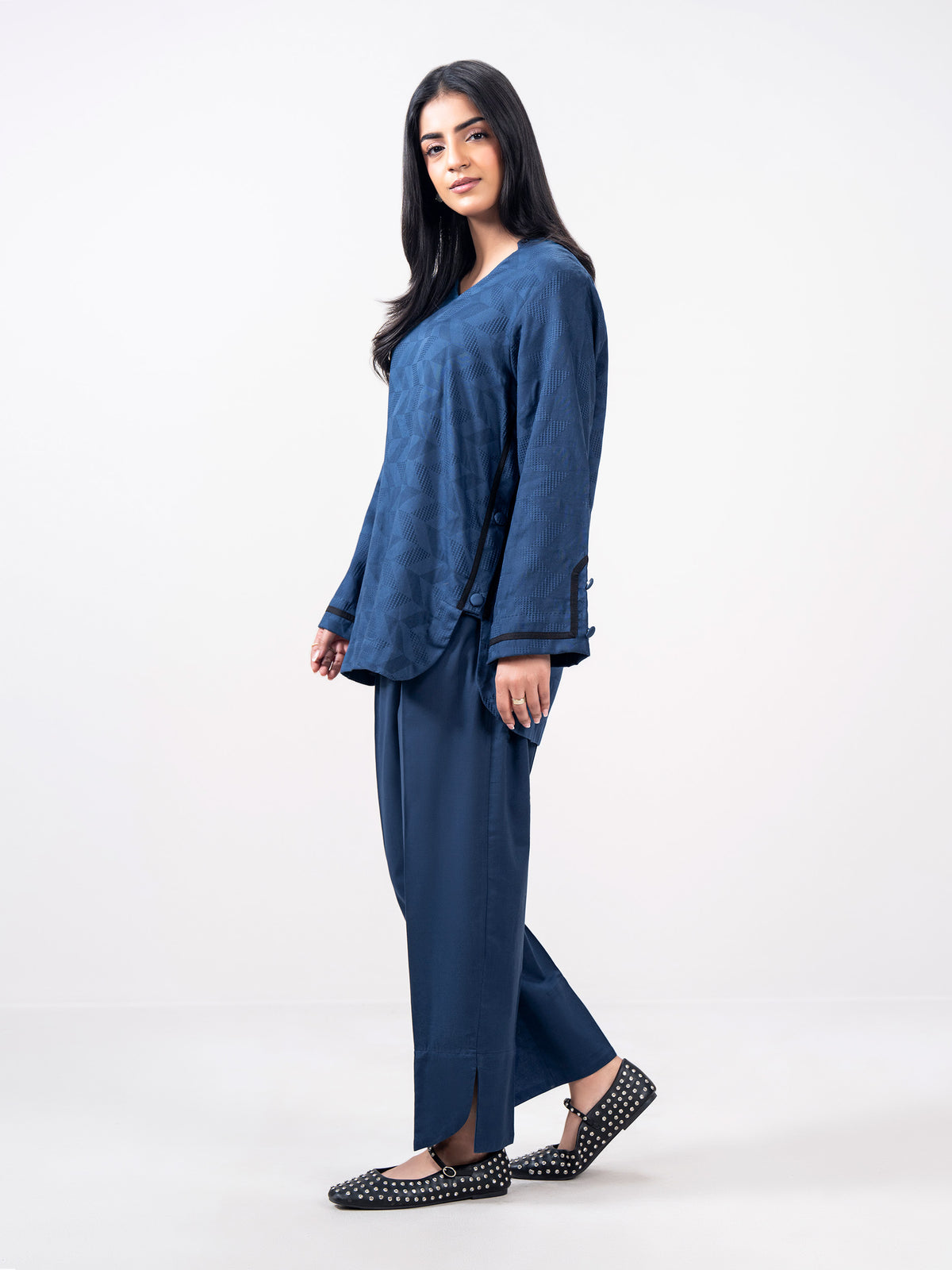 Self Jacquard Co ord set