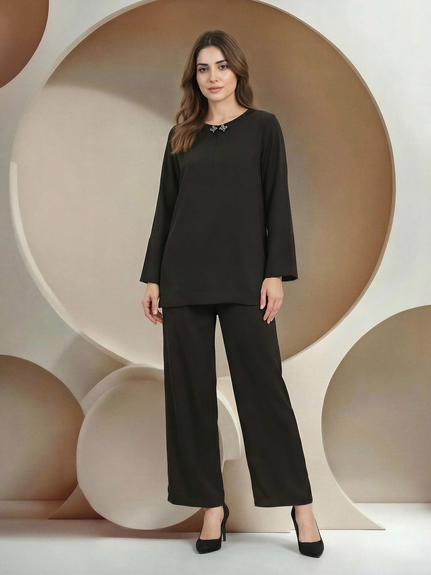 Silk Co-ord set- Embellished