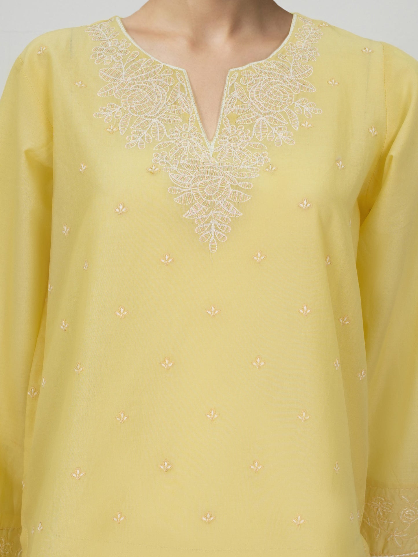 2 Piece Lawn Slub- Embroidered (Pret)