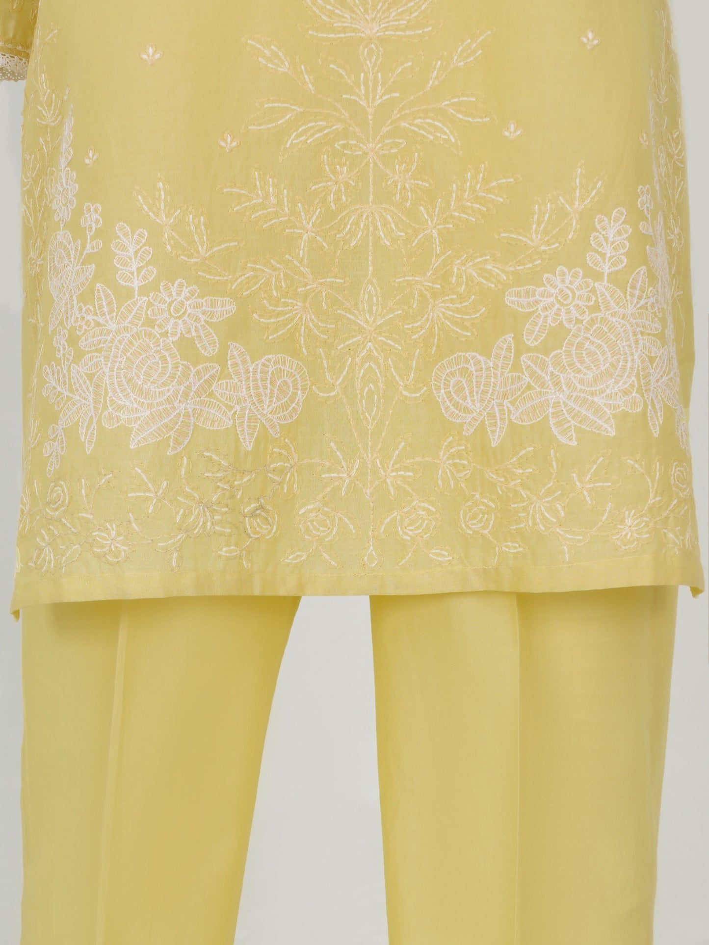 2 Piece Lawn Slub- Embroidered (Pret)